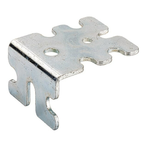 Hettich MB Équerre Euro sans capuchon système trous 32 mm, 24832 acier zingué