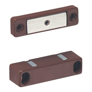 Hettich MB-Fangmagnetschnäpper 4kg, B 48,5mm, H 13mm T 12mm, M 92/GP 7, 13153 weiß