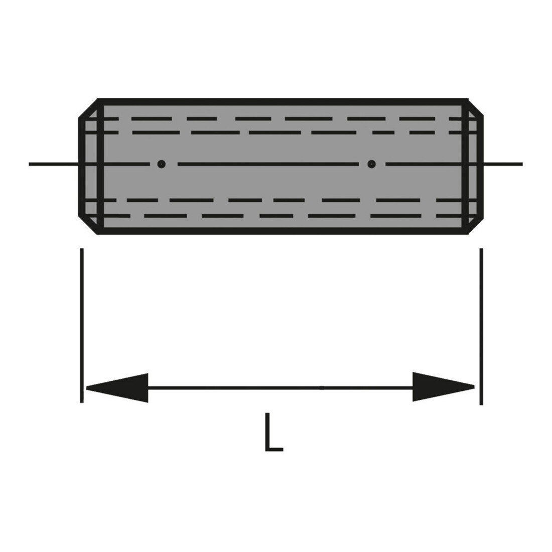 Hettich MB-Gewindehülse M4, 15mm Bohr, Durchmesser 5mm, 63016 Stahl, verzinkt