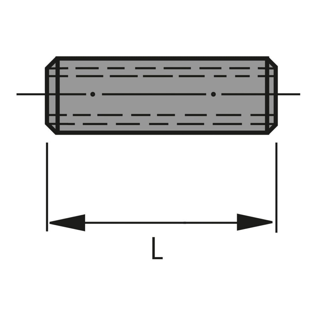 Hettich MB-Gewindehülse M4, 18mm Bohr, Durchmesser 5mm, 64908 Stahl, verzinkt