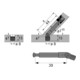 Hettich MB-Goujon articulé perçage, diamètre 8 mm, dimension de serrage 39 mm DU 634, 9129712 acier zingué-3