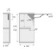 Hettich MB-Hochklappbeschlag Lift Advanced HK 9079603 einstellbar ALU silber pulverb.-2