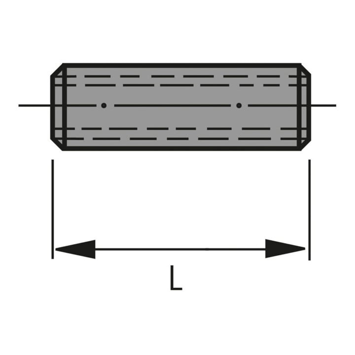 Hettich MB-Insert fileté M4, perçage 15 mm, diamètre 5 mm, 63016 acier zingué