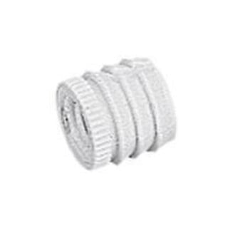 Hettich MB-Kunststoffmuffe M4,L8mm, Nr.30 79529 Kunststoff, weiß