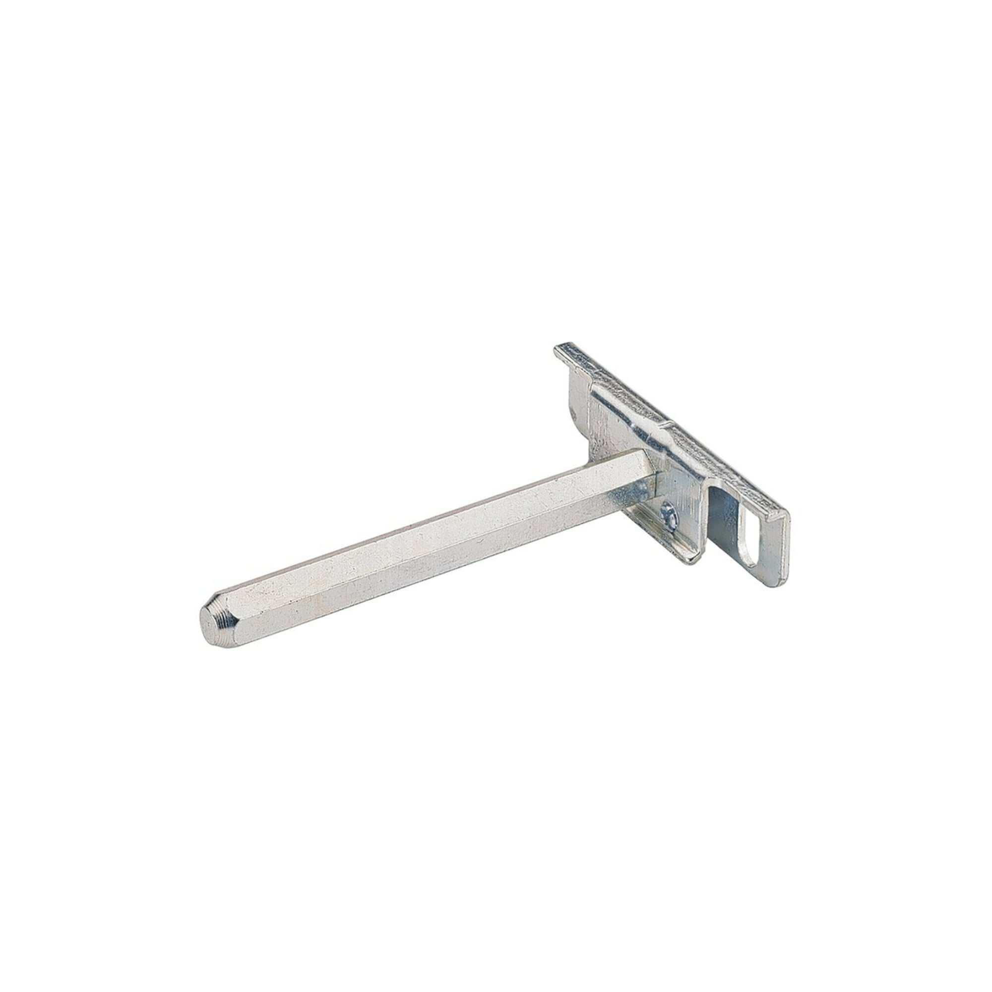 Hettich MB-Regalbodenträger mit Tragbolzen SW 10 mm Titan 47661,L 100mm STA verzinkt