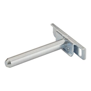 Hettich MB-Regalbodenträger mit Tragbolzen SW 12 mm Titan 2 63598,L 90mm STA verzinkt