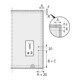 Hettich MB support d'abattant Abattant H 205 KH 13233 nickelé, gauche/droite-2