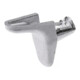Hettich MB-Support de fond avec tenon, Sekura 2.1 9134679, tenon, diamètre 5 mm, zamak zingué-1