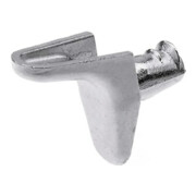 Hettich MB-Support de fond avec tenon, Sekura 2.1 9134679, tenon, diamètre 5 mm, zamak zingué