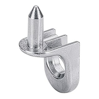 Hettich MB-Support de fond avec tenon, Sekura 7 53012, tenon, diamètre 5 mm en zamak