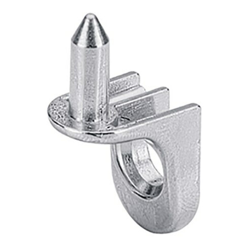 Hettich MB-Support de fond avec tenon, Sekura 7 53012, tenon, diamètre 5 mm en zamak