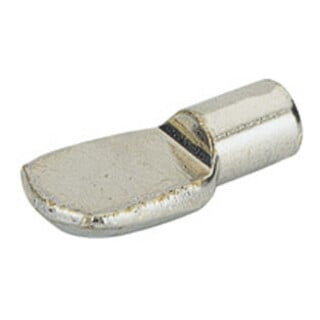 Hettich MB-Support de fond de cuillère sans douille 20782, tenon, diamètre 5 mm acier zingué