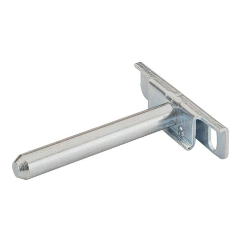 Hettich MB Support d'étagère avec goujon de fixation SW 10 mm Titane 2 63598,L 90mm STA galvanisé