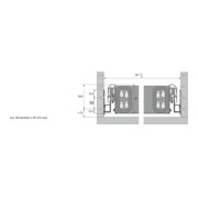 Hettich MB-Tiroir à billes KA 270,74863 pour tiroir bois, 530mm acier-4