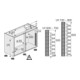 Hettich Meuble bas cuisine d’angle pivotant Arena CLASSIC/Lemans II 9136160,500mm,chr-5