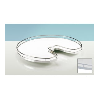 Hettich Meuble bas cuisine d'angle pivotant, Revo 90° Arena Classic 48679 KB 800mm, chromé