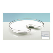 Hettich Meuble bas cuisine d'angle pivotant, Revo 90° Arena Classic 48679 KB 800mm, chromé