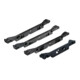 Hettich Mobilier de bureau - raccord de façade avec tenon Systema Top 2000 1041577 plastique noir-2