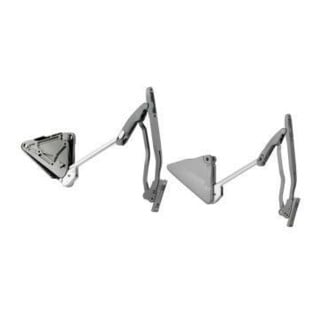 Hettich Möbel-Hochfaltbeschlag Lift Advanced HF 9079610 einstellbar Aluminium grau Si