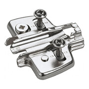 Hettich Möbel-Kreuzmontageplatte 9075065 vernickelt