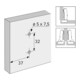 Hettich Möbel-Kreuzmontageplatte 9075065 vernickelt-2