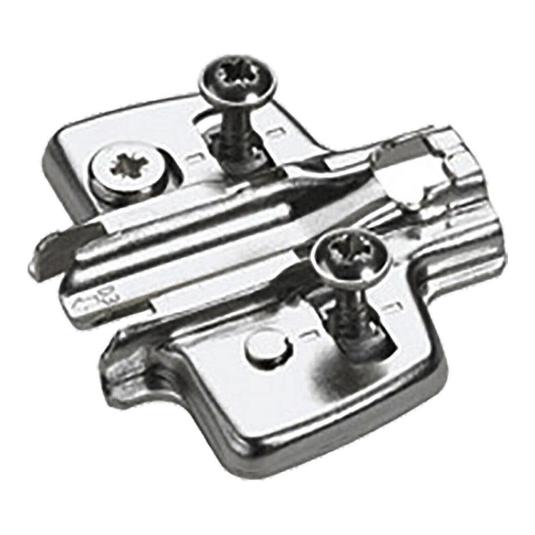 Hettich Möbel-Kreuzmontageplatte 9075071 vernickelt