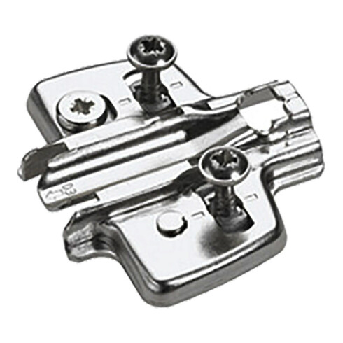 Hettich Möbel-Kreuzmontageplatte 9075073 vernickelt