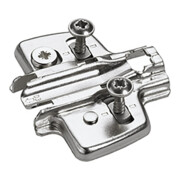 Hettich Möbel-Kreuzmontageplatte 9075085 vernickelt