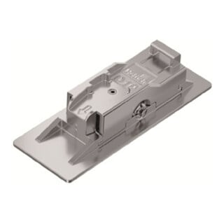 Hettich Möbel-Montageplatte Distanz 10mm 9133536, vernickelt