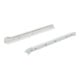 Hettich Möbel-Rollschubführung FR 402 600mm Stahl pulverbeschichtet weiß