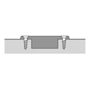 Hettich Möbel-Topfscharnier Intermat 9924, 72959 95°,Kröpf. 1mm ZDG silber vernickelt-5