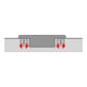 Hettich Möbel-Topfscharnier Intermat 9943, 48061 110°,Kröpf. 9,5mm Stahl vernickelt