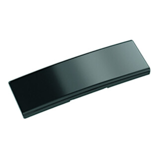 Hettich Möbel-Zierkappe für Scharnierarm Sensys, 9091820 Stahl obsidianschwarz