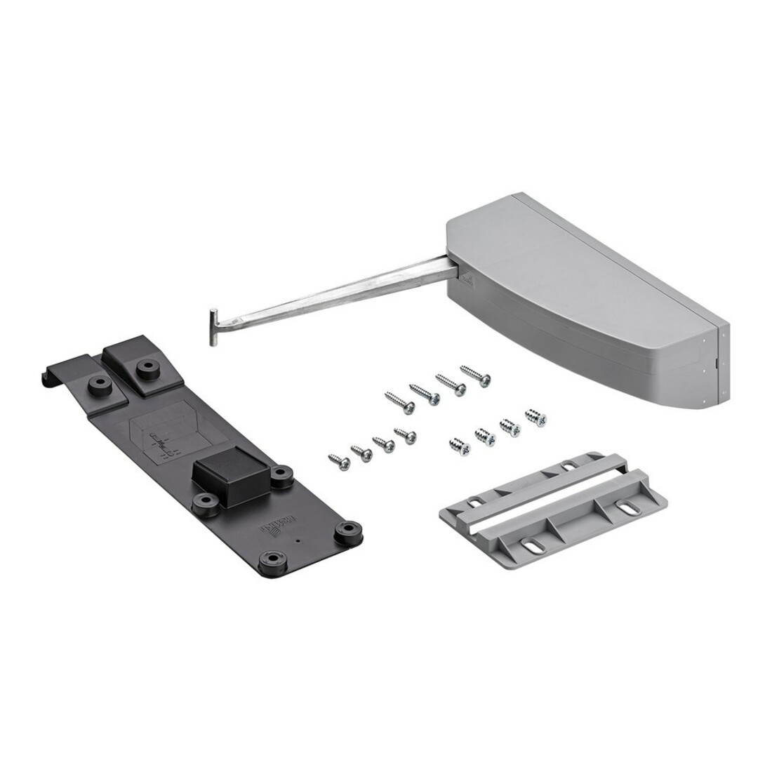 Hettich Öffnung-u.Dämpfungssystem 1-tür., Pull to move Silent, 9238121 grau,links,mittel