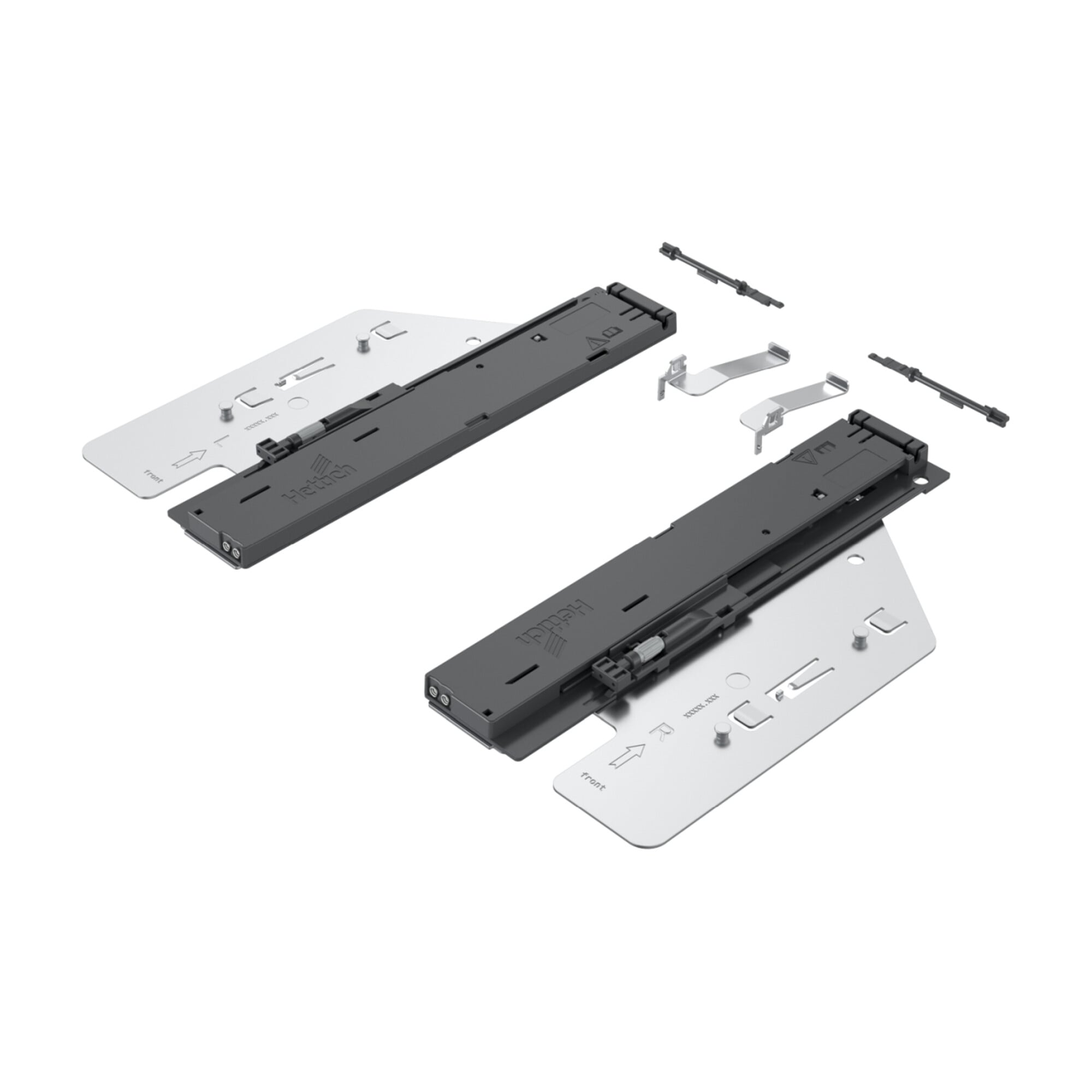 Hettich Öffnungssystem Push to open Silent, 8 - 20 kg, links und rechts
