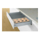 Hettich OrgaStripe élément de séparation tiroir, 9203466 L.1100mm plastique gris-4