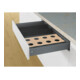 Hettich OrgaStripe séparateur de tiroir, 9203254 L1100mm plastique noir-5