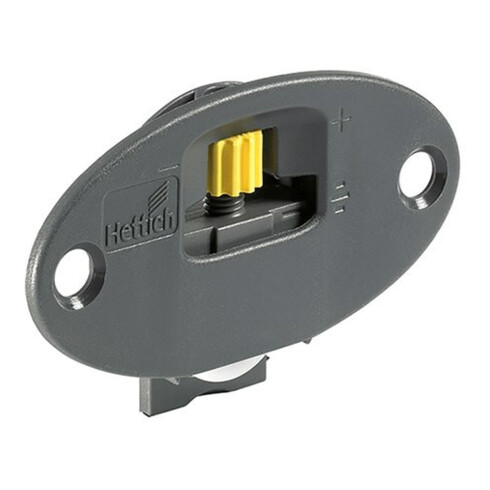 Hettich Partie coulissante sans outil +/-1,5mm,15kg SlideLine 55 Plus,9115219 gris, brut