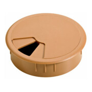 Hettich Passage de câbles, ø 80 mm, aspect hêtre