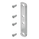 Hettich Patte de liaison coulissante, TopLine 9277155 Acier, zingué-1