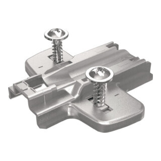 Hettich Piastra di montaggio Sys.8099 Sensys STA zincata 0mm per cerniere speciali