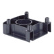 Hettich Pied de socle glisseur universel 47654 avec fixation cache plastique noir-1