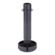 Hettich Pied réglable noir mat 070151 80 mm plage 74-110 mm-1