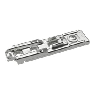 Hettich Plaque de montage MB-Linear, distance 1,5 mm Sensys/Intermat, 9117341 acier nickelé