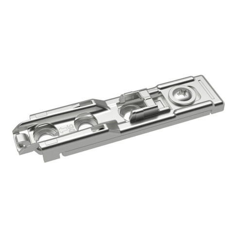 Hettich Plaque de montage MB-Linear, distance 1,5 mm Sensys/Intermat, 9117341 acier nickelé
