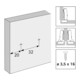 Hettich Plaque de montage MB-Linear, distance 1,5 mm Sensys/Intermat, 9117341 acier nickelé-2