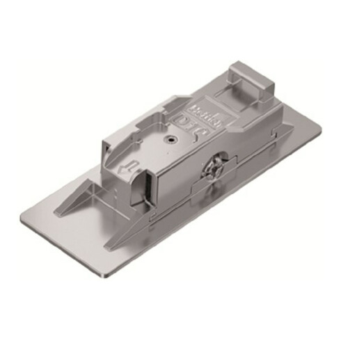 Hettich Plaque de montage meuble Entretoise 10 mm 9133536, nickelée