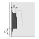 Hettich Plaque de montage meuble Entretoise 10 mm 9133536, nickelée-3