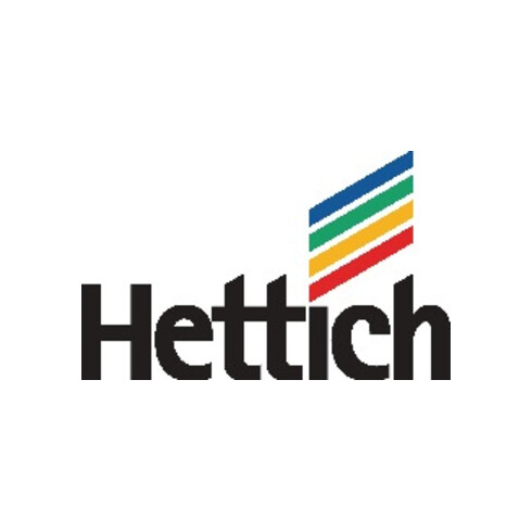 Plaque transversale Hettich pour les butées d'angle et de centre du mur en acier nickelé