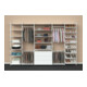 Hettich Porte-pantalons d'armoire Amari 9132917 Li.Korpusb.600-700mm 10 pantalons, acier argenté-4